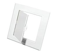 Detachable Utility Door Cover 115x115mm Interior Size Constructed From ABS for Home Improvement Projects Not Drill Wall Repair Cover
