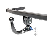 Detachable - vertical Tow Bar for Dacia Logan MCV II Estate 07.2013-12.2016