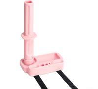 Detachable Virtual Head Tube Mount with Multi-Slot Tool Storage Compartment and Enhanced Grip Design for On-the-Bike Use (A-pink)