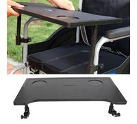 Detachable Wheelchair Tray with Cup Holder, Portable Wheelchair Desk Accessories for Eating, Reading, Resting, Wheelchair Lap Tray for Eating and Resting