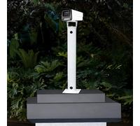 Detachable Wide View Security Camera Pole - All-Weather Outdoor Surveillance Mounting Mast for Enhanced Monitoring & Stability, Ideal for Home & Business Use