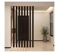 Detachable Wood Slat Room Divider, Extra Tall No Drill DIY Screen for Modern Room Separation and Decorative Partition