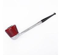 Detachable Wooden Tobacco Smoking Pipe, Classical Design with Easy Clean Feature, Cigarette Pipe for Fathers Day Gift (A)