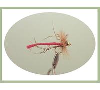 Detached Body Daddy Long Legs Flies, 6 Pack Gold Head Red Body, Size 10, Fishing