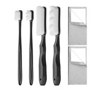 Detail Brushes Two Cloths, 6 Piece Jewelry Care Tools For, Trays, Small Silverware Polishing Jewelry Care Brush Set Silver Polishing Cloth Detail Tools Coin