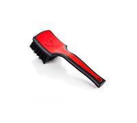 Detail Factory - ProGrip Interior Scrub Brush - Soft Bristles - Rubber Grip for Maximum Stability and Comfort - Curved Head Profile for Better Clearance - Red