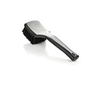 Detail Factory - ProGrip Interior Scrub Brush - Soft Bristles - Rubber Grip for Maximum Stability and Comfort - Curved Head Profile for Better Clearance - Grey