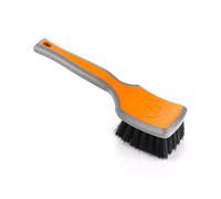 Detail Factory - ProGrip Interior Scrub Brush - Soft Bristles - Rubber Grip for Maximum Stability and Comfort - Curved Head Profile for Better Clearance - Solar Flare