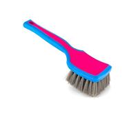 Detail Factory - ProGrip Tire Brush - Ergonomic ProGrip Handle, Stiff Synthetic Bristles, Ergonomic Design, Clean Your Tires with Ease, Octane Underglow, MCY-00326