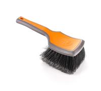Detail Factory - ProGrip Wheel Brush - Ergonomic ProGrip Handle - Premium Wheel Cleaner Brush - Soft Flagged-Tip Bristles - Solar Flare