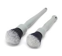Detail Factory Ultra-Soft Detailing Brush Set, Comfortable Grip and Scratch-Free Cleaning for Exterior, Interior Panels, Emblems, Badges, Gauge Cluster, Infotainment Screen
