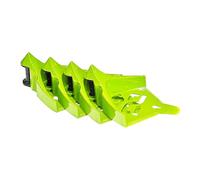 DETAIL GUARDZ Hose Guide - 4pcs Plastic Hose Roller for Cars, Trucks & Motorcycles - Car Wheel Rolling System Tool Preventing Stucking and Snagging Under Tires (Neon)