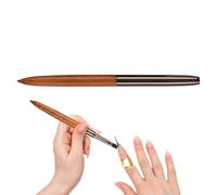 Detail Manicure Design Brush Sandalwood Nail Design Fine Drawing Long Lines | Nail Liner Brush for Home Salon Diy, Personal Household, Professional Manicure, Art Craft Design