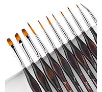 Detail Paint Brush Set-11PCS Fine Paint Brushes,Miniature Micro Paint Brushes for Miniature Figure,Model Painting,Fine Detailing,Art Painting