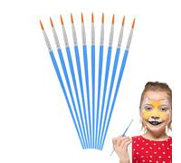 Detail Paint Brush Set - Nylon Hair Art Brushes, Portable Painting Accessories, Precision Tip Design, Multi Media Paint Tools | Creative Painting For Watercolor Body Art Oil