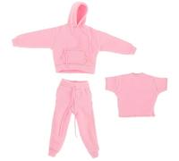 Detailed 3-piece outfit for a 1/12 action figure and fashion outfit for a tea doll display dressing up fashion outfit with hooded top pants