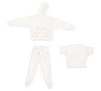 Detailed 3-piece outfit for a 1/12 action figure and fashion outfit for a tea doll display dressing up fashion outfit with hooded top pants