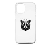 Detailed Badger Head Vector Illustration Case for iPhone 12/12 Pro