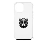 Detailed Badger Head Vector Illustration Case for iPhone 12 Pro Max