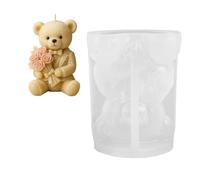 Detailed Balloon Bear Silicone with Carving for and Soap Making Enhances Artistic Value Food Silicone Mold
