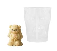Detailed Balloon Bear Silicone with Carving for and Soap Making Enhances Artistic Value Food Silicone Mold