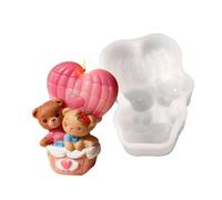 Detailed Balloon Bear Silicone with Carving for and Soap Making Enhances Artistic Value Silicone