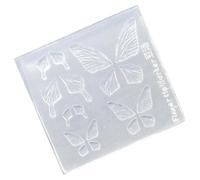 Detailed Butterfly Wing Silicone Mold for Crystal Epoxy Nails Art Creation and Creative Jewelry Making Manicure Butterfly Wing Nails Art Mold