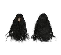 Detailed copy human hair accessory for miniature displays with comfortable elastic base role play hairpieces