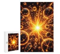 Detailed Cosmic Explosion with Planets And Asteroids Art Puzzle for Adults, 1000 PCS, An Engaging Indoor Activity for Quiet Evenings, for Cosy Nights