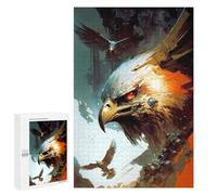Detailed Eagle in Flight Art Puzzle for Adults, 1000 PCS, A Satisfying Project for Experienced Puzzlers, for Puzzle Fans