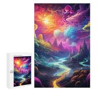 Detailed Fantasy Galaxy Landscape -2 Jigsaw Puzzle, 1000 PCS, for Adults, A Creative Way to Unwind after A Busy Day, for Creative Downtime
