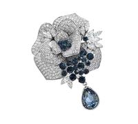 Detailed Floral Brooch With User Friendly Materials Sturdy Rose Shaped Jewelry Accessory For Gala Dinners And Office Outfits Trendy Silver Rose Pin