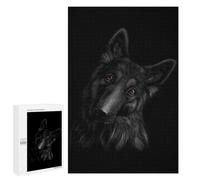 Detailed German Shepherd Dog Jigsaw Puzzle, 1000 PCS, for Adults, A Creative Way to Unwind after A Busy Day, for Creative Downtime