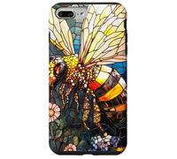 Detailed Golden Bee with Lush Garden Background Case for iPhone 7 Plus/8 Plus
