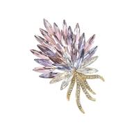 Detailed Handmade Butterfly Pin Lightweight Structure Long Lasting Comfort Day To Night Use Fashion Jewelry Brooch Comfortable Crystal Brooch