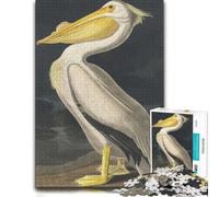 Detailed Jigsaw Puzzle for Adults, American White Pelican, 1000 PCS