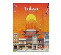 Detailed Jigsaw Puzzle for Adults, Travel to Tokyo, 500 PCS