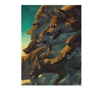 Detailed Jigsaw Puzzle for Adults, Wolves of Gwent Artwork, 500 PCS