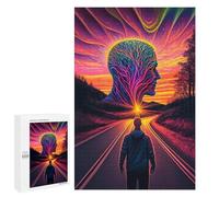 Detailed Journey to The Mind's Eye Art Puzzle for Adults, 1000 PCS, A Satisfying Project for Experienced Puzzlers, for Puzzle Fans