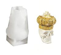 Detailed King Crowns and Skull Ornament Resin, A01 | Detailed Flexible Silicone Mold for Resin Casting Projects Decoration Beginners Jewelry Making Supplies