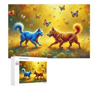 Detailed Magic Garden with Animals And Butterflies Jigsaw Puzzle, 1000 PCS, for Adults, Shared Puzzle Time for Family And Friends, for Quiet Evenings