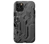 Detailed motherboard schematic with electronic circuits Case for iPhone 11 Pro