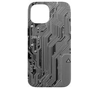 Detailed motherboard schematic with electronic circuits Case for iPhone 15