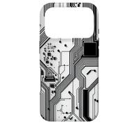 Detailed Motherboard Schematic with Electronic Circuits Case for iPhone 17 Pro