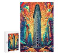 Detailed New York Skyline Jigsaw Puzzle, 1000 PCS, for Adults, A Creative Way to Unwind after A Busy Day, for Quiet Evenings