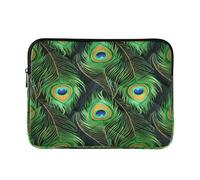 Detailed Peacock Feathers Laptop Bag 15.6 inch Protective Computer Bag, Sleeve for Laptop