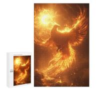 Detailed Phoenix And Sun Jigsaw Puzzle, 1000 PCS, for Adults, A Creative Way to Unwind after A Busy Day, for Creative Downtime
