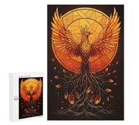 Detailed Phoenix Rising from Roots Jigsaw Puzzle, 1000 PCS, for Adults, Shared Puzzle Time for Family And Friends, for Indoor Play