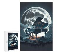 Detailed Playing Piano Jigsaw Puzzle, 1000 PCS, for Adults, A Creative Way to Unwind after A Busy Day, for Indoor Play