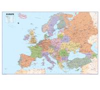 Detailed Political Map of Europe - Size A1-59.4 x 84.1 cm - Vinyl